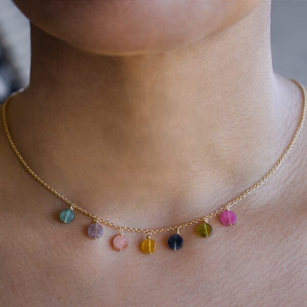 9k Gold - Salpicon Necklace - Image 2