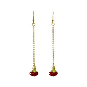 9k Gold – Fresas Earrings