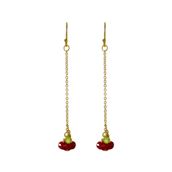 9k Gold - Fresas Earrings